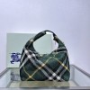 Burberry Classic Navy and Black Contrast Large Knitted Chain Bag Burberry Classic Navy and Black Contrast Large Knitted Chain Bag