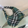 Burberry Classic Navy and Black Contrast Large Knitted Chain Bag Burberry Classic Navy and Black Contrast Large Knitted Chain Bag