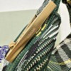 Burberry Classic Navy and Black Contrast Large Knitted Chain Bag Burberry Classic Navy and Black Contrast Large Knitted Chain Bag