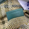 Burberry Classic Navy and Black Contrast Large Knitted Chain Bag Burberry Classic Navy and Black Contrast Large Knitted Chain Bag