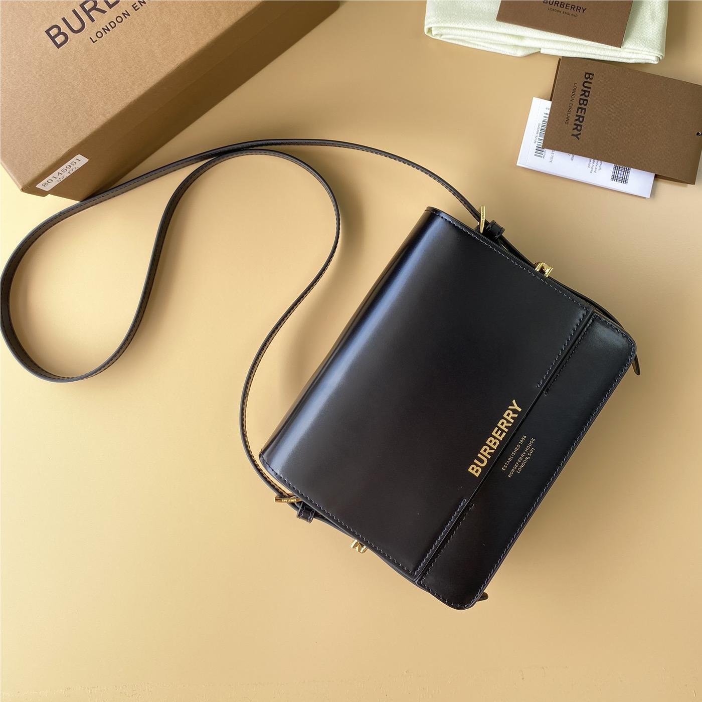 Burberry Classic Black Leather Hardware Flap Bag Burberry Classic Black Leather Hardware Flap Bag
