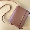 Burberry Classic Brown Leather Hardware Flap Bag Burberry Classic Brown Leather Hardware Flap Bag