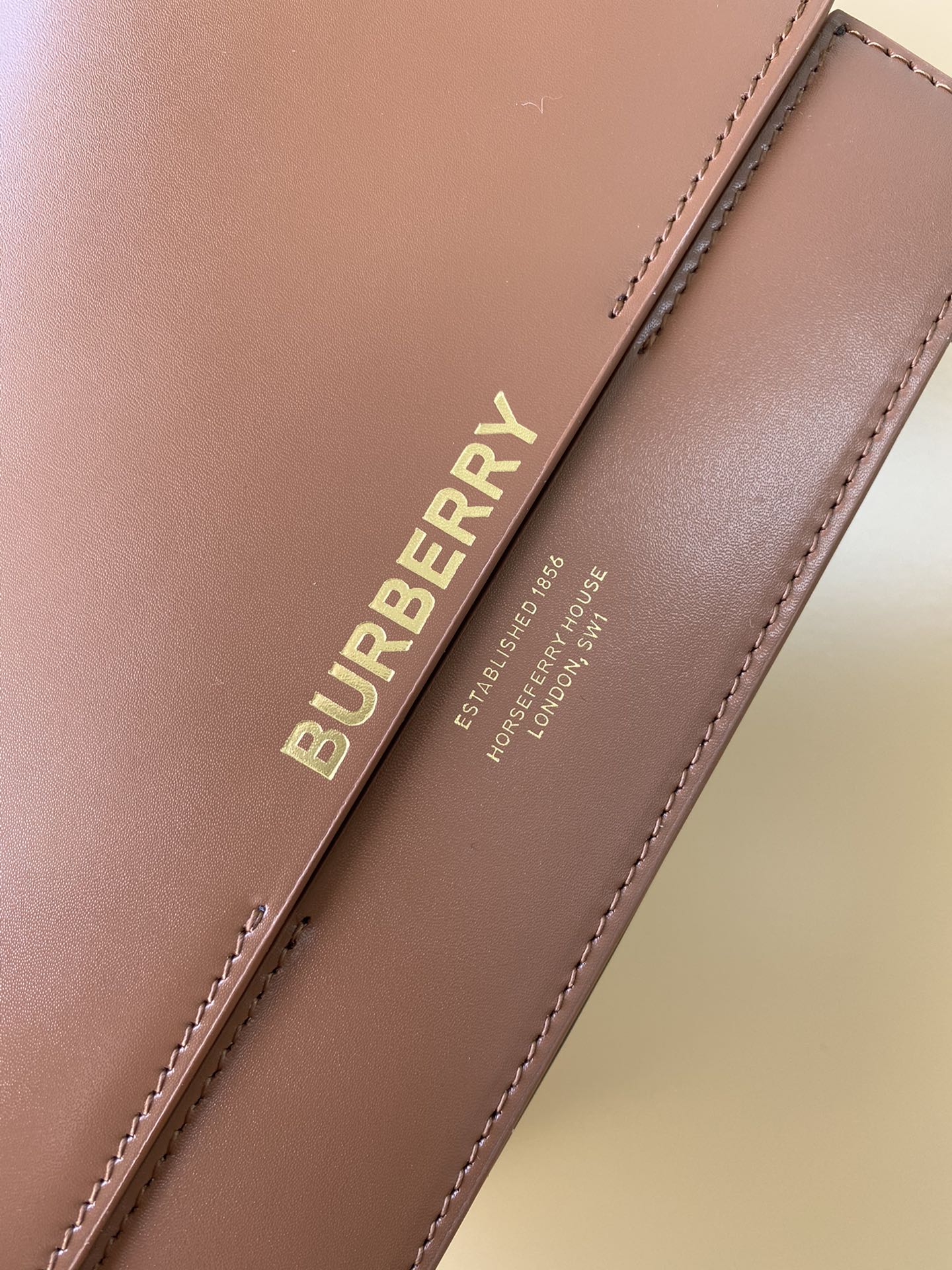 Burberry Classic Brown Leather Hardware Flap Bag Burberry Classic Brown Leather Hardware Flap Bag