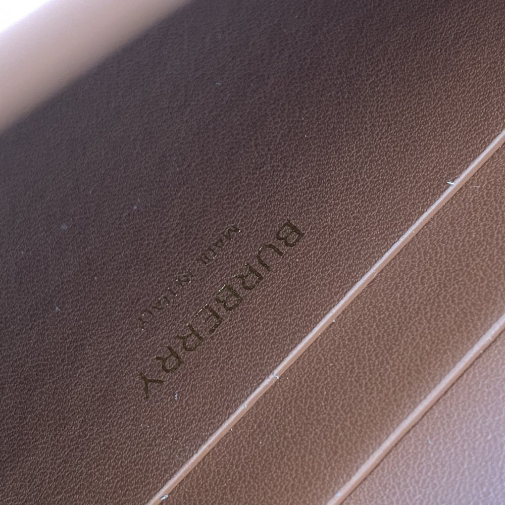 Burberry Classic Brown Leather Hardware Flap Bag Burberry Classic Brown Leather Hardware Flap Bag