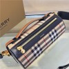 Burberry classic check leather exquisite hardware chain bag Burberry classic check leather exquisite hardware chain bag