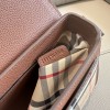 Burberry Classic Rhino Pure Brown Check Bag Burberry Classic Rhino Pure Brown Check Bag