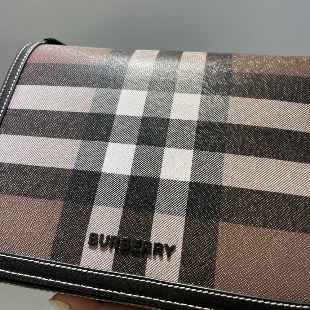 Burberry classic black and brown checkered diamond check crossbody bag Burberry classic black and brown checkered diamond check crossbody bag