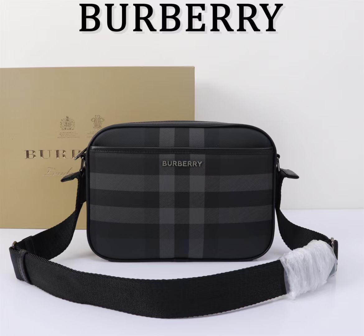 Burberry Classic Black Checkered Crossbody Bag Burberry Classic Black Checkered Crossbody Bag