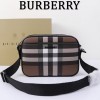 Burberry Classic Brown and White Checkered Crossbody Bag Burberry Classic Brown and White Checkered Crossbody Bag