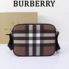 Burberry Classic Brown and White Checkered Crossbody Bag Burberry Classic Brown and White Checkered Crossbody Bag
