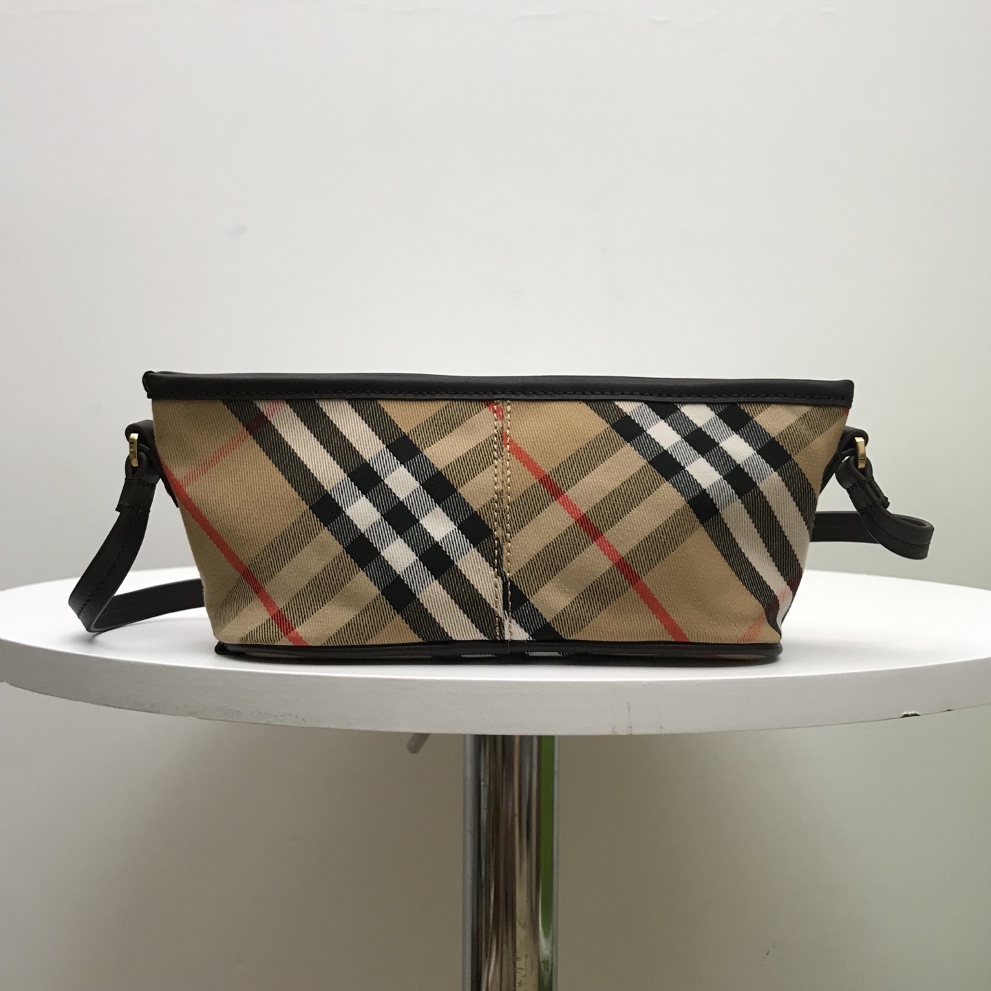 Burberry classic dark brown pattern handbag Burberry classic dark brown pattern handbag