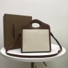 Burberry Classic Calfskin White Textured Tote Burberry Classic Calfskin White Textured Tote