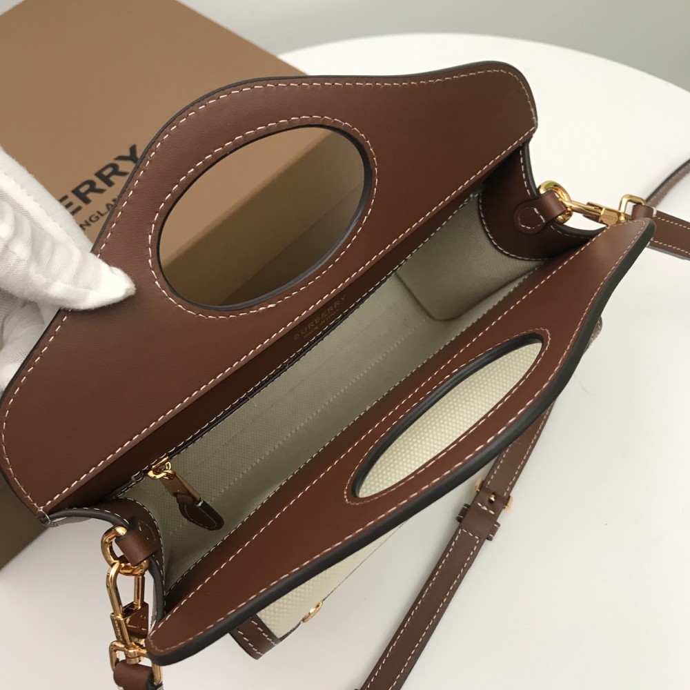 Burberry Classic Calfskin White Textured Tote Burberry Classic Calfskin White Textured Tote