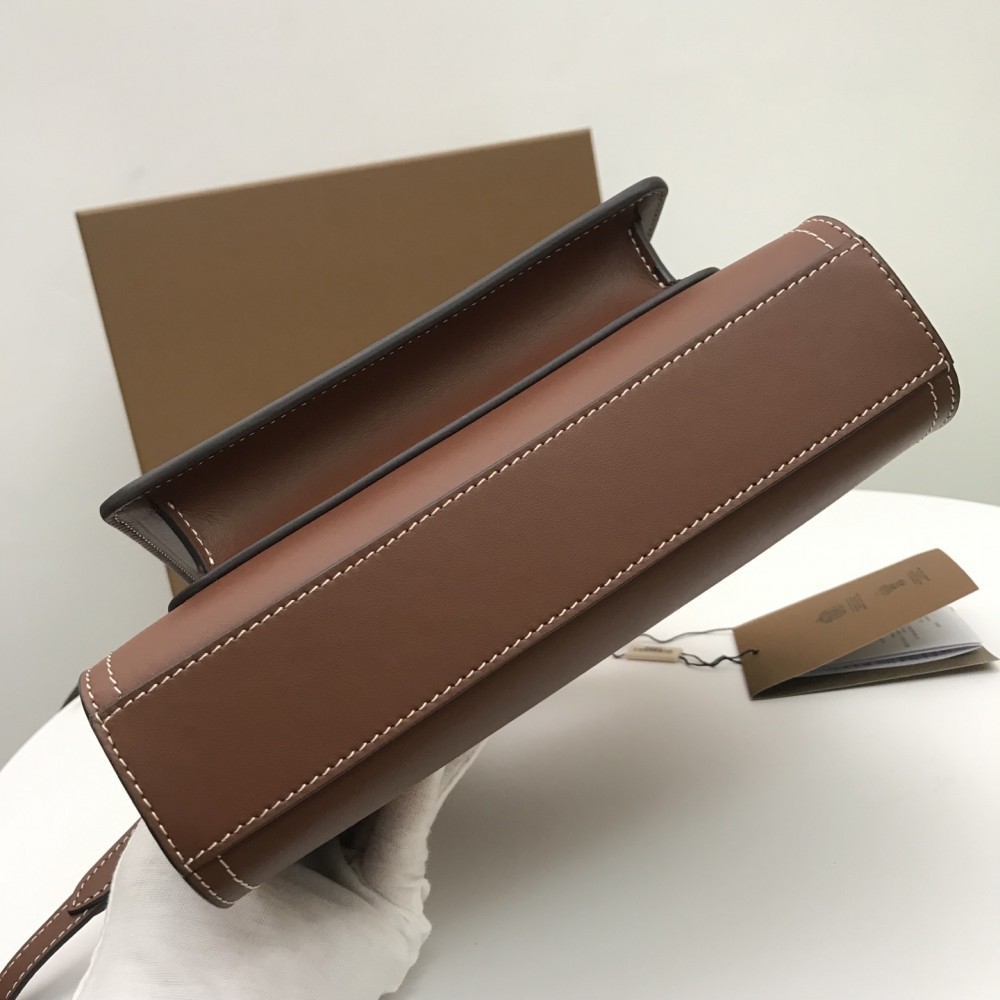 Burberry Classic Calfskin Dark Brown Tote Burberry Classic Calfskin Dark Brown Tote