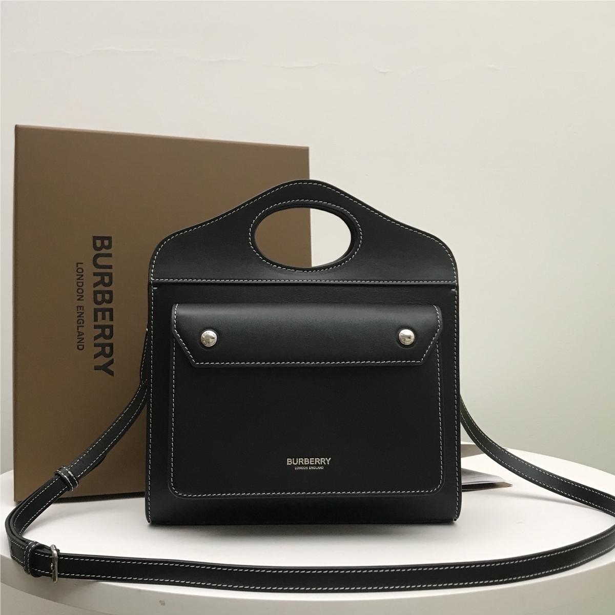 Burberry Classic Calfskin Deep Black Tote Burberry Classic Calfskin Deep Black Tote