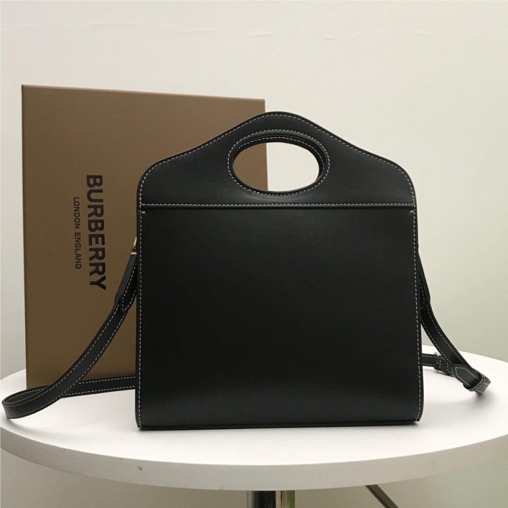 Burberry Classic Calfskin Deep Black Tote Burberry Classic Calfskin Deep Black Tote
