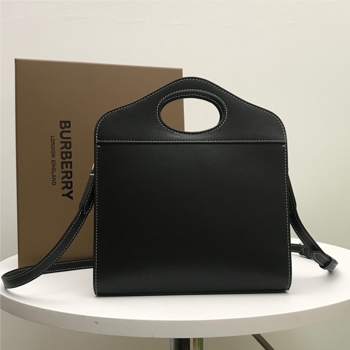 Burberry Classic Calfskin Deep Black Tote Burberry Classic Calfskin Deep Black Tote