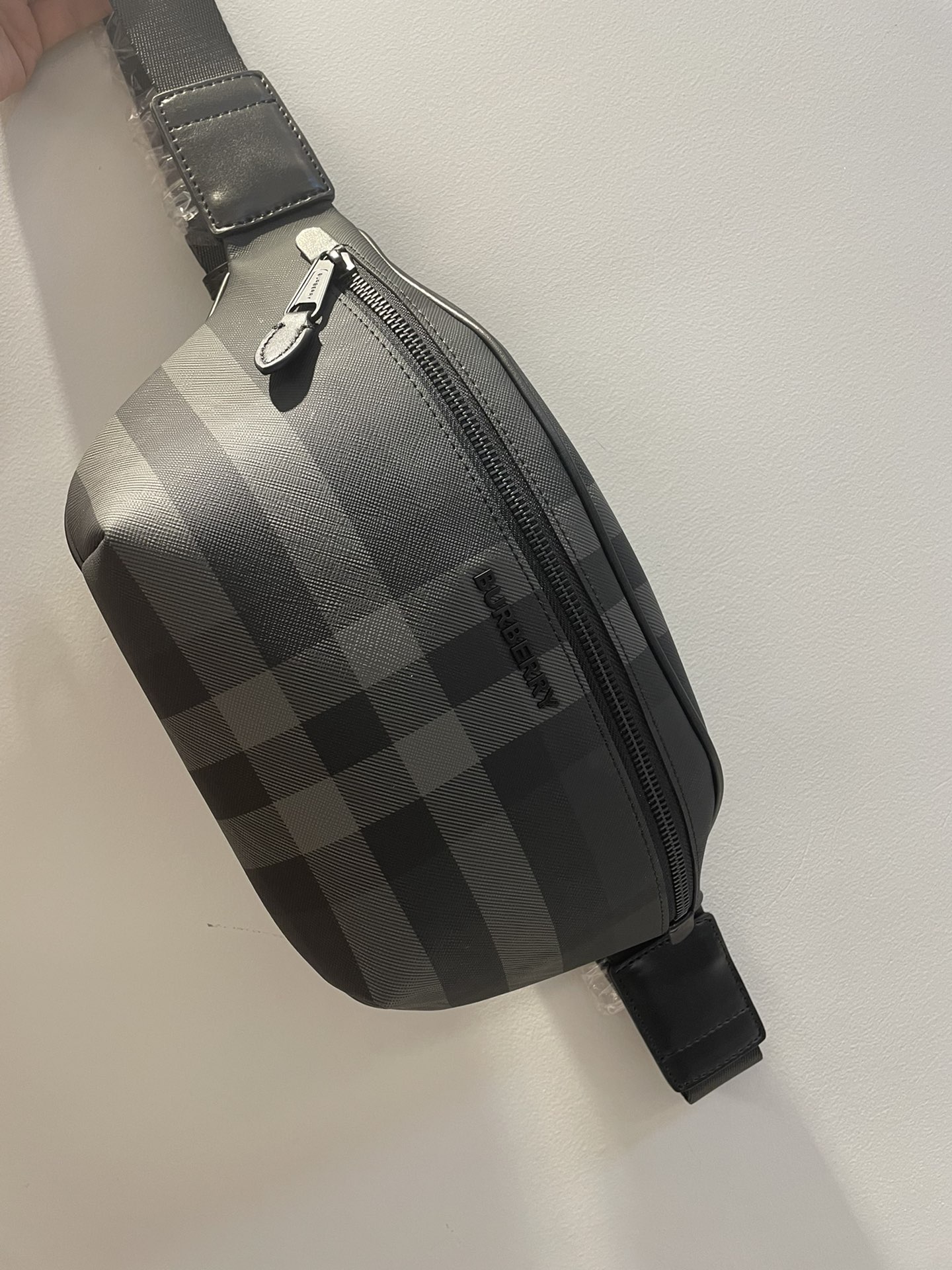 Burberry Classic Black Checkered Crossbody Bag Burberry Classic Black Checkered Crossbody Bag
