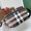 Burberry Classic Brown and White Checkered Crossbody Bag Burberry Classic Brown and White Checkered Crossbody Bag