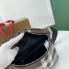 Burberry Classic Brown and White Checkered Crossbody Bag Burberry Classic Brown and White Checkered Crossbody Bag