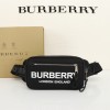 Burberry Classic Plain Black Canvas Zipper Crossbody Bag Burberry Classic Plain Black Canvas Zipper Crossbody Bag