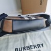 Burberry Classic Plain Dark Brown Canvas Zipper Crossbody Bag Burberry Classic Plain Dark Brown Canvas Zipper Crossbody Bag