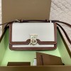 Burberry classic white calfskin exquisite hardware crossbody bag Burberry classic white calfskin exquisite hardware crossbody bag