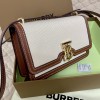 Burberry classic white calfskin exquisite hardware crossbody bag Burberry classic white calfskin exquisite hardware crossbody bag
