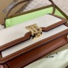 Burberry classic white calfskin exquisite hardware crossbody bag Burberry classic white calfskin exquisite hardware crossbody bag