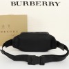 Burberry Classic Plain Black Canvas Zipper Crossbody Bag Burberry Classic Plain Black Canvas Zipper Crossbody Bag