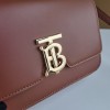 Burberry classic dark brown calfskin exquisite hardware crossbody bag Burberry classic dark brown calfskin exquisite hardware crossbody bag