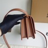 Burberry classic dark brown calfskin exquisite hardware crossbody bag Burberry classic dark brown calfskin exquisite hardware crossbody bag