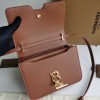 Burberry classic dark brown calfskin exquisite hardware crossbody bag Burberry classic dark brown calfskin exquisite hardware crossbody bag