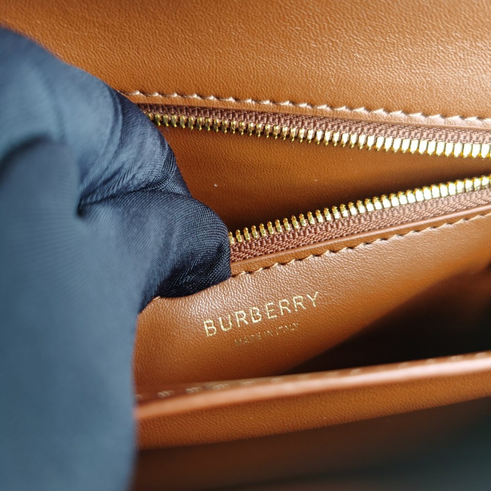 Burberry classic dark brown calfskin exquisite hardware crossbody bag Burberry classic dark brown calfskin exquisite hardware crossbody bag
