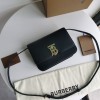 Burberry classic dark black calfskin exquisite hardware crossbody bag Burberry classic dark black calfskin exquisite hardware crossbody bag