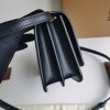Burberry classic dark black calfskin exquisite hardware crossbody bag Burberry classic dark black calfskin exquisite hardware crossbody bag