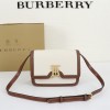 Burberry classic white calfskin exquisite hardware crossbody bag Burberry classic white calfskin exquisite hardware crossbody bag