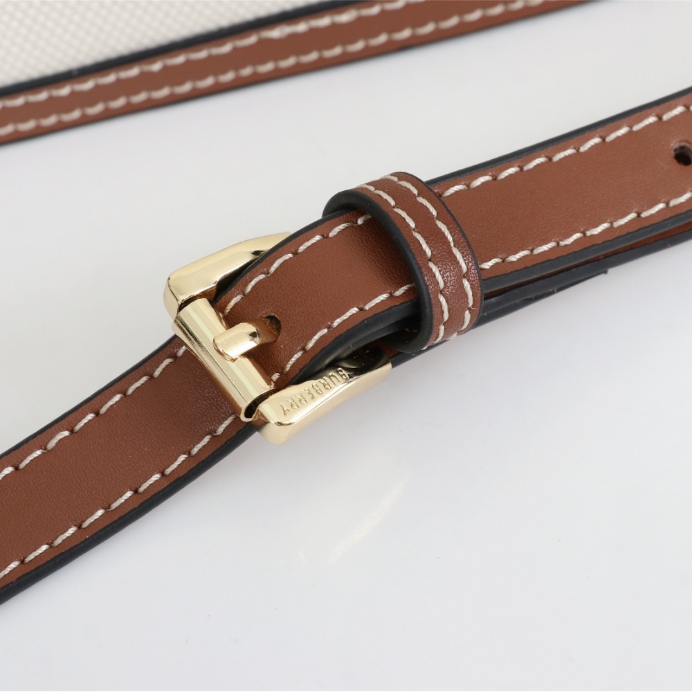 Burberry classic white calfskin exquisite hardware crossbody bag Burberry classic white calfskin exquisite hardware crossbody bag
