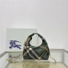 Burberry classic teal and black contrast knitted chain bag Burberry classic teal and black contrast knitted chain bag