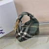 Burberry classic teal and black contrast knitted chain bag Burberry classic teal and black contrast knitted chain bag