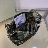 Burberry classic teal black contrast medium knitted chain bag Burberry classic teal black contrast medium knitted chain bag