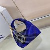 Burberry classic blue contrast knitted chain bag Burberry classic blue contrast knitted chain bag