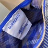 Burberry classic blue and black contrast medium knitted chain bag Burberry classic blue and black contrast medium knitted chain bag