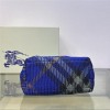 Burberry classic blue and black contrast medium knitted chain bag Burberry classic blue and black contrast medium knitted chain bag