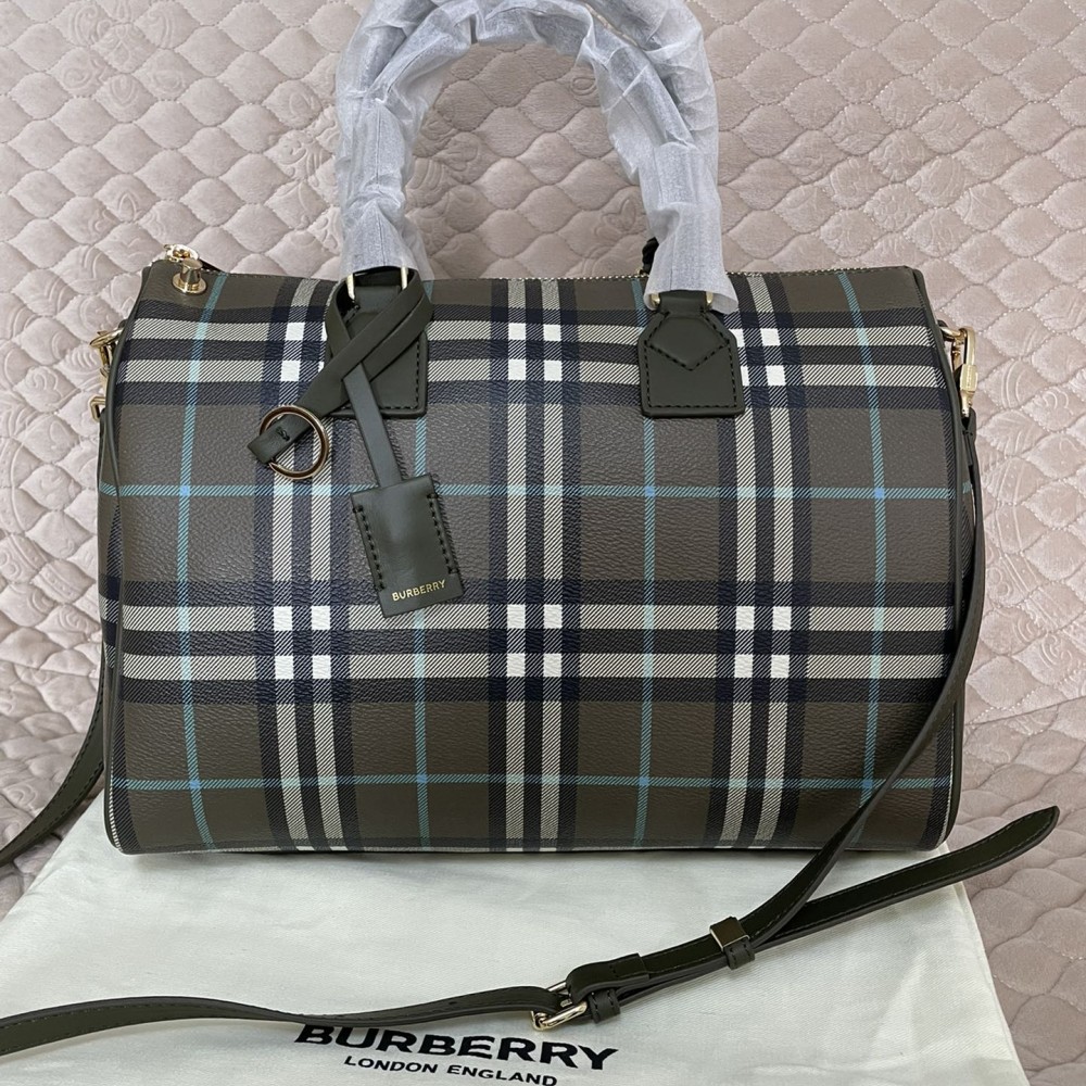 Burberry Check Boston Bag Burberry Check Boston Bag