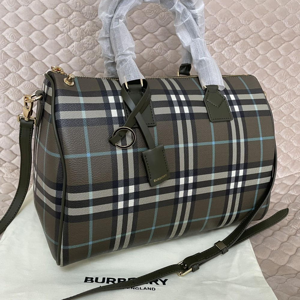 Burberry Check Boston Bag Burberry Check Boston Bag