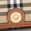 Burberry Check Classic Yellow and White Square Boston Bag Burberry Check Classic Yellow and White Square Boston Bag