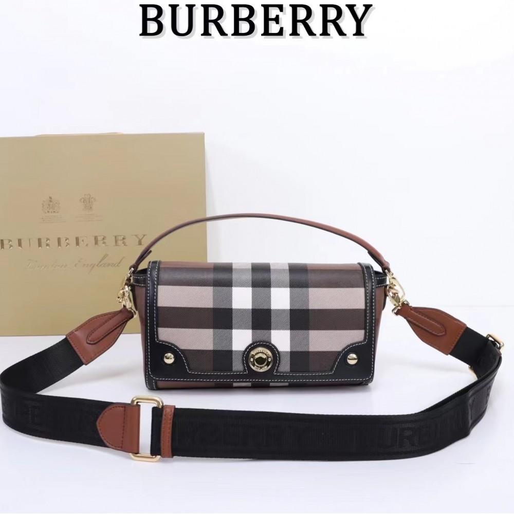 Burberry Check Classic Crimson Square Boston Bag Burberry Check Classic Crimson Square Boston Bag
