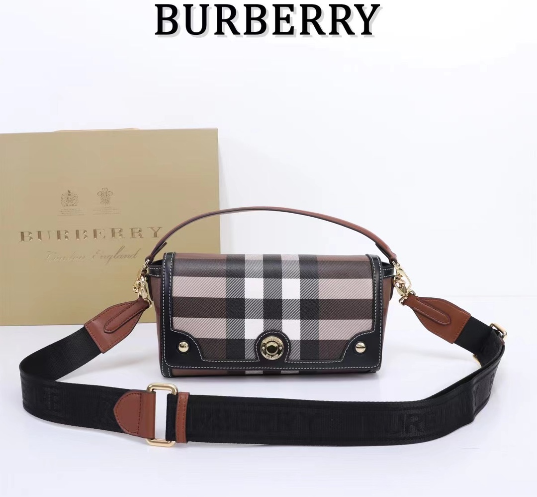 Burberry Check Classic Crimson Square Boston Bag Burberry Check Classic Crimson Square Boston Bag