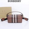 Burberry Check Classic Crimson Square Boston Bag Burberry Check Classic Crimson Square Boston Bag
